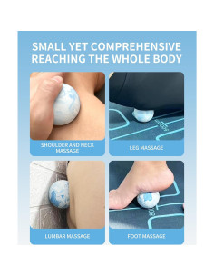 Pelotas de Masaje Lacrosse JSYUTYUZ 6.35 cm Alivio Muscular 2