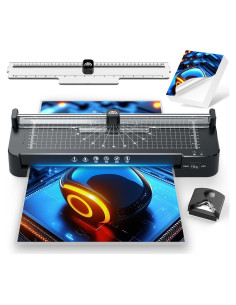 Laminadora 33cm Kejector TWJM-1 con Cortadora y 50 Hojas