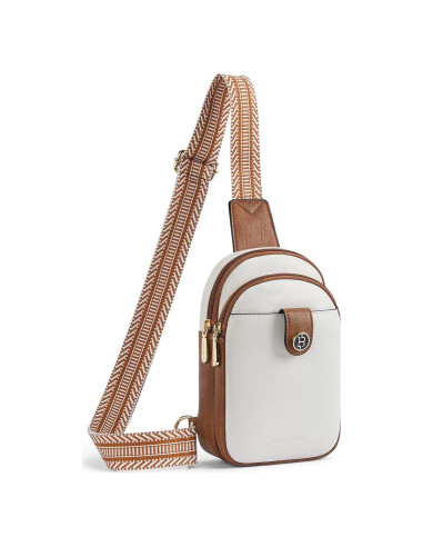 Bolsa Bandolera Pequeña BOSTANTEN de Cuero para Mujeres