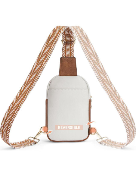 Bolsa Bandolera Pequeña BOSTANTEN de Cuero para Mujeres