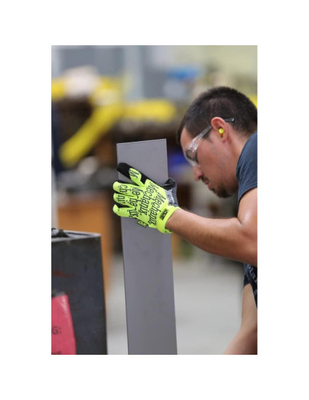 Guantes de Trabajo Mechanix Wear Talla Mediana Amarillo Naranja