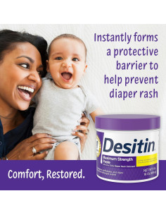 Crema para Erupciones de Pañal Desitin 40% Óxido de Zinc 2x16oz 2
