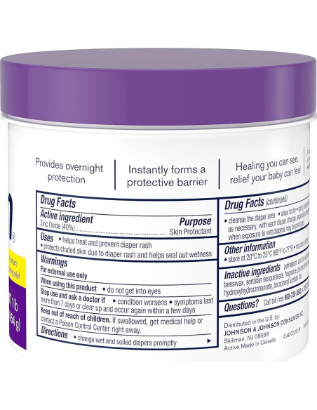 Crema para Erupciones de Pañal Desitin 40% Óxido de Zinc 2x16oz