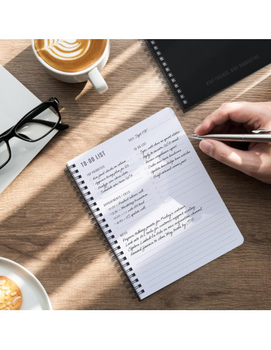 Cuaderno Planificador Diario ZICOTO 120 Páginas Antracita