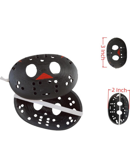 2 Piezas Máscaras de Muñeca JRELECS 17 cm Accesorios DIY