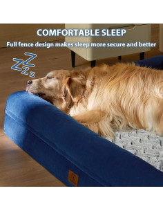 Cama para Perros Grande WNPETHOME XL Ortopédica Impermeable 2