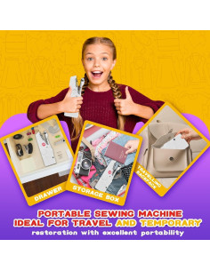 Máquina de Coser Manual Ankuwa 101 Mini 35 Accesorios DIY 2