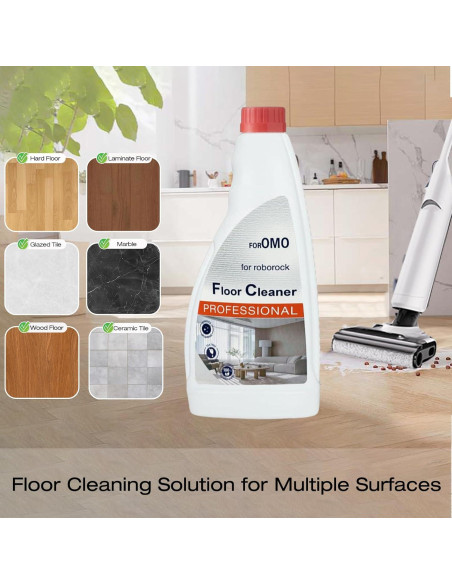 Solución de limpieza de pisos Roborock 500ml (Pack de 2)
