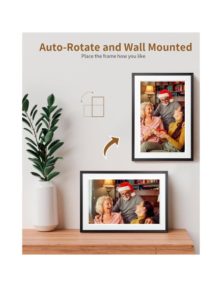 Marco Digital WiFi 10.1" Frameo Pantalla Táctil HD 32GB