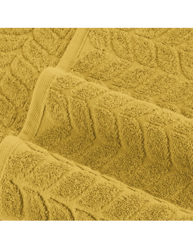 Conjunto de Toallas de Lujo 6 Piezas Algodón Turco 100% Oro Ámbar