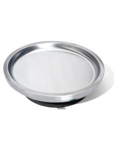 Plato Abierto Avanchy de Acero Inoxidable para Bebés - Negro