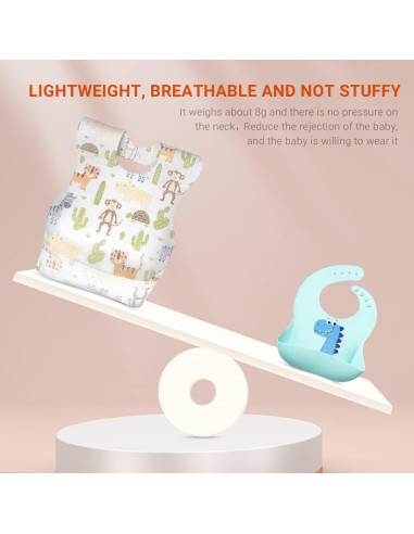 Baberos Desechables para Bebés 30 Pcs - Suaves y a Prueba de Fugas