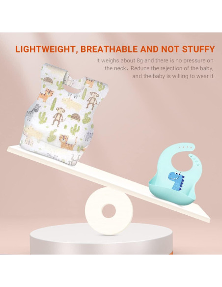 Baberos Desechables para Bebés 30 Pcs - Suaves y a Prueba de Fugas