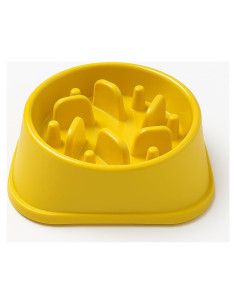 Cuenco Antiahogo YRPETS para Perros y Gatos Amarillo 19.5cm
