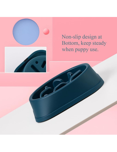 Cuenco Antiahogo YRPETS para Perros y Gatos Amarillo 19.5cm