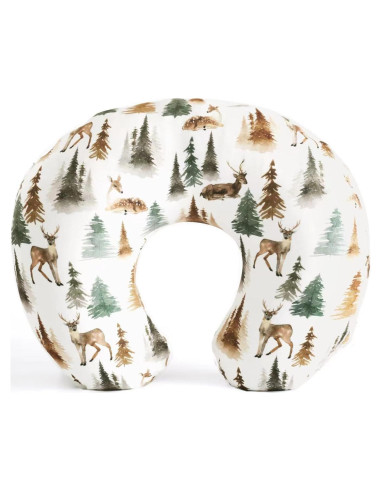 Almohada de Lactancia KLWJFK con Funda Suave Ciervo