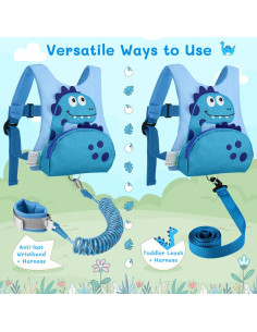 Arnés de Seguridad para Niños Dr.meter 3 en 1 con Correa 2.5m 2