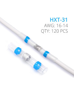 Conectores de Cable de Soldadura Wirefy 120 PCS Azul 16-14 AWG 2
