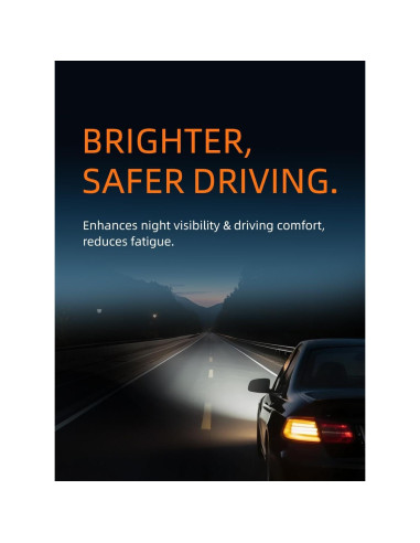 Bombillas Halógenas H7 Wideep 55W 3800K 2 Piezas Reemplazo