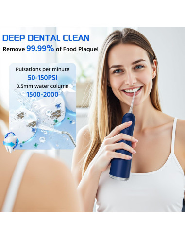 Irrigador Dental Inalámbrico Next Beauty CYQ 300ML Azul