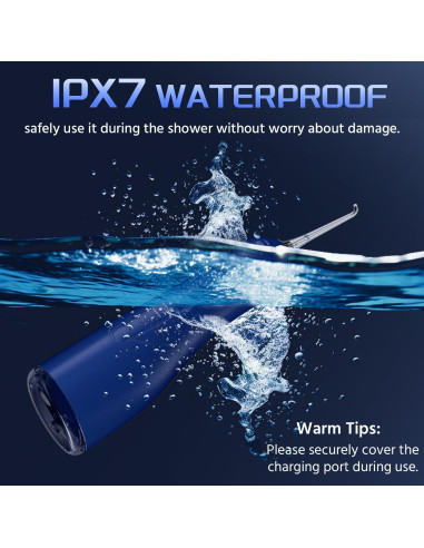 Irrigador Dental Inalámbrico Next Beauty CYQ 300ML Azul