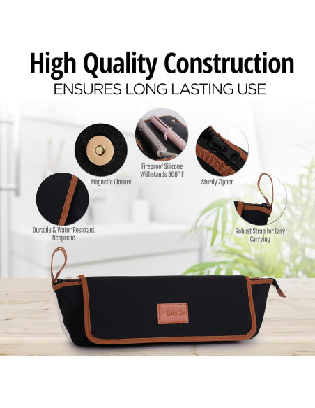 Bolsa de Viaje Tressific para Herramientas de Cabello Calientes