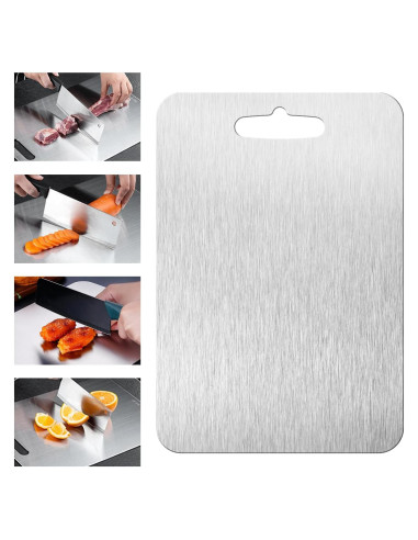Tabla de Cortar SHIRIA de Titanio Doble Cara 30x20 cm