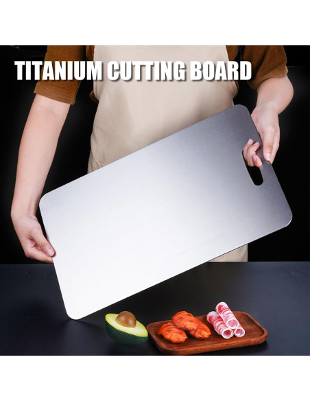 Tabla de Cortar SHIRIA de Titanio Doble Cara 30x20 cm