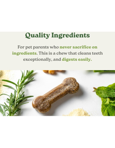 Masticables Dentales Earthbones para Perros Pequeños 30 Unidades