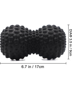 Pelota de Masaje de Cacahuate KITWILD - Terapia Física 17cm 2