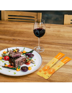 Enjuague Bucal Mini LLHQAMT 10ml Naranja 20 Piezas Portátil 2