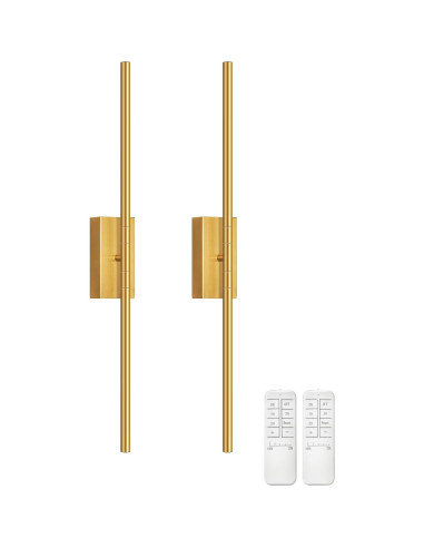 Apliques de Pared Inalámbricos GOEBLESON 70.1 cm Set de 2