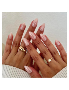 Uñas Press-Ons Celebritips Angelface Almendras Cortas 32 Uñas