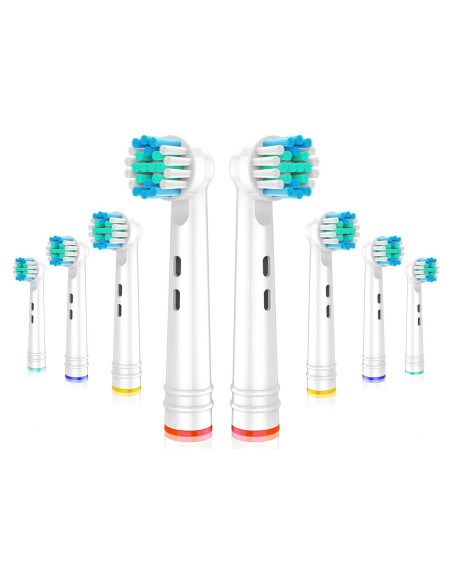 Cabezas de cepillo Oral-B WHUPPSI 8PCS redondas para limpieza