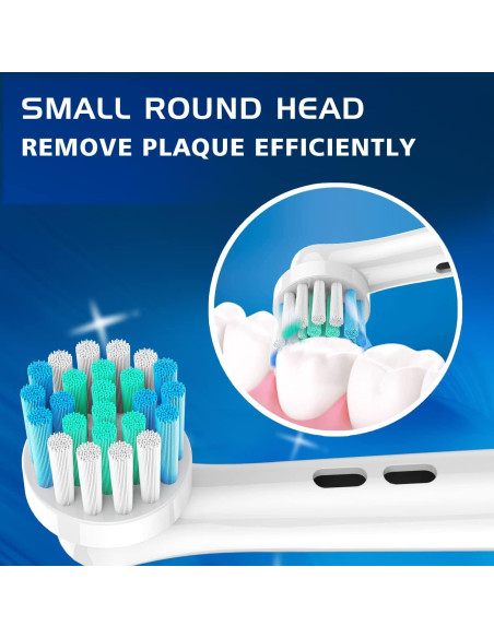 Cabezas de cepillo Oral-B WHUPPSI 8PCS redondas para limpieza