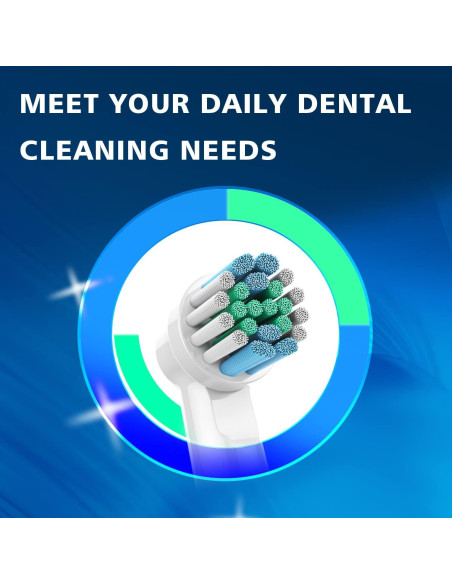 Cabezas de cepillo Oral-B WHUPPSI 8PCS redondas para limpieza