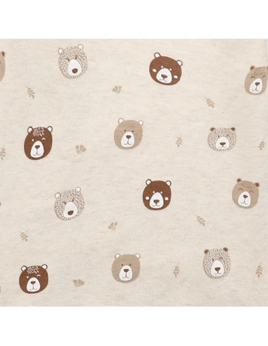 Bata de Kimono O2 BABY 100% Algodón Orgánico 0-3 Meses