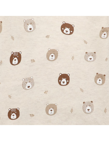 Bata de Kimono O2 BABY 100% Algodón Orgánico 0-3 Meses