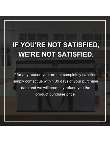 Bolsa Aislada de Entrega Bodaon 58.4x35.6x38.1 cm Gris