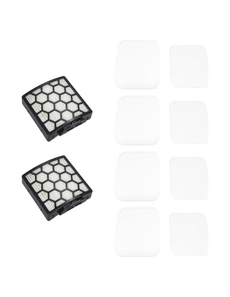 Filtro de Reemplazo Ymimi para Aspiradora Shark NV151 - 4 Espuma, 2 HEPA