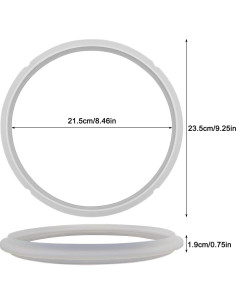 Anillo de Sellado de Silicona CKANDAY para Ollas Instant Pot 6 Qt 2