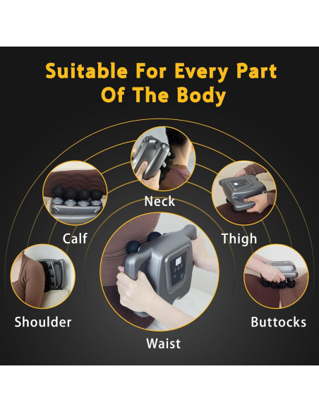 Pistola de Masaje HYUVCX H80002 24 Cabezas 99 Intensidades