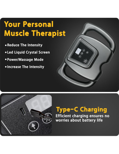 Pistola de Masaje HYUVCX H80002 24 Cabezas 99 Intensidades