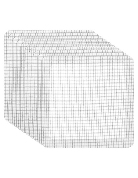 Kit de Reparación de Pantallas de Ventana uxcell - 10 Piezas 10x10cm