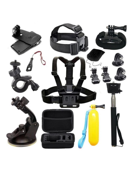 Kit de Accesorios 18 en 1 Navitech para Cámara de Acción Eken H9R