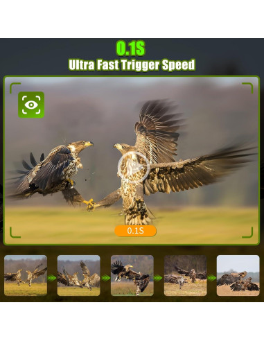 Cámara de sendero solar MAXDONE PH970S 48MP WiFi IP66