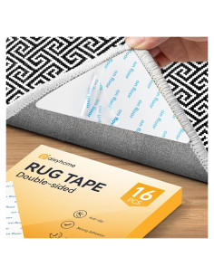 Cinta para Alfombra Doble Cara Daisyhome 16 PCS Antideslizante