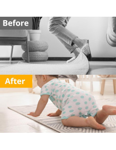 Cinta para Alfombra Doble Cara Daisyhome 16 PCS Antideslizante 2