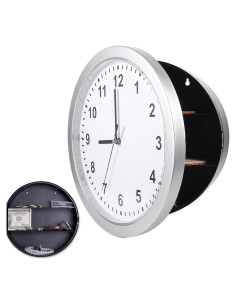 Reloj de Pared Seguro con Compartimento Oculto lvifloae 25cm