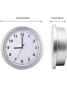 Reloj de Pared Seguro con Compartimento Oculto lvifloae 25cm 2